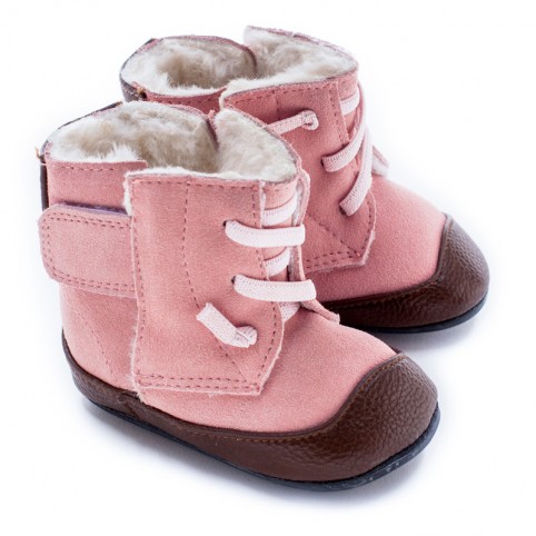 Boots souples cuir Jo Pink