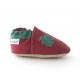 Chaussons cuir souple Tropical