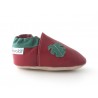 Chaussons cuir souple Tropical