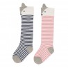Lot 2 paires chaussettes coton bio Fox