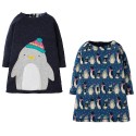 Robe coton bio Réversibles Pingouins