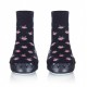 Chaussons Chaussettes Navy Rose