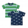 Lot 2 T-shirts coton bio Bébé