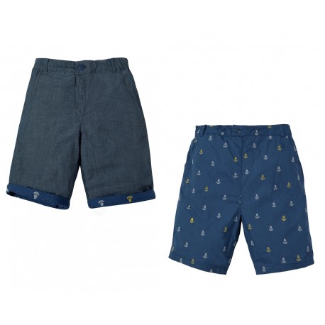 Short coton bio Réversible Bébé Ralph