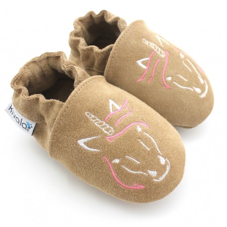 Chaussons souples antiderapants Licorne