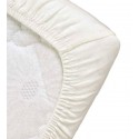 Drap Housse coton bio Blanc