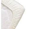 Drap Housse coton bio Blanc
