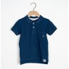Polo coton bio Marine