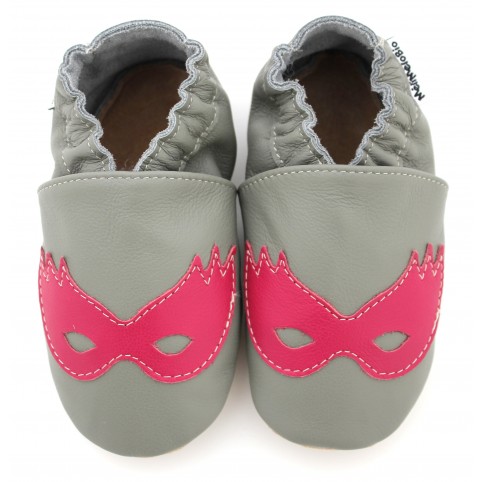 Chaussons Cuir Souple Girl Power