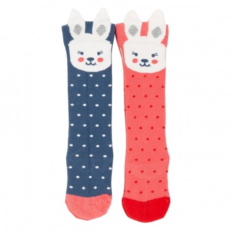 Lot 2 paires chaussettes coton bio Bunny