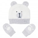 Pack Bonnet + Moufles en coton bio