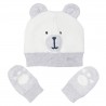 Pack Bonnet + Moufles en coton bio