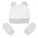 Pack Bonnet + Moufles en coton bio