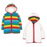 Veste coton bio Réversible Rainbow