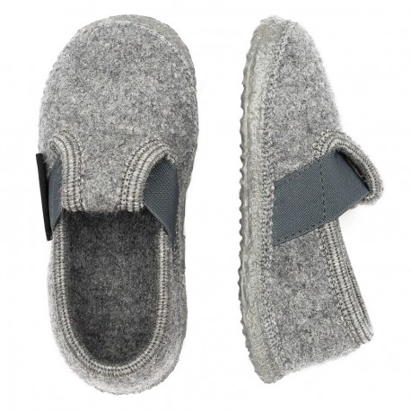 Chaussons laine Turnberg Gris