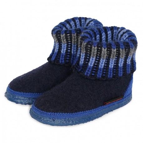 Chaussons laine Kronau Océan