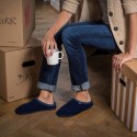 Mules laine Dannheim bleu nuit