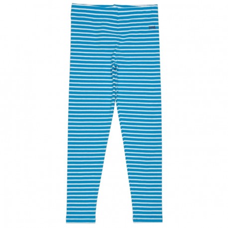 Leggings coton bio Rayé Bleu