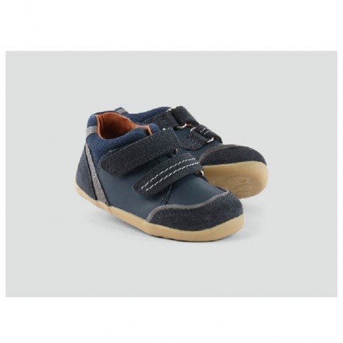 Step up Navy tumble boot