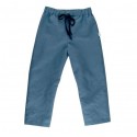 Pantalon coton bio Bleu