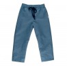 Pantalon coton bio Bleu