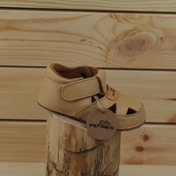 sandales souples beiges