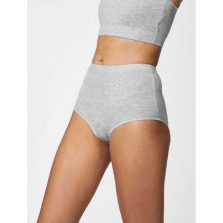 Boxer coton bio Gris