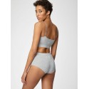 Boxer coton bio Gris