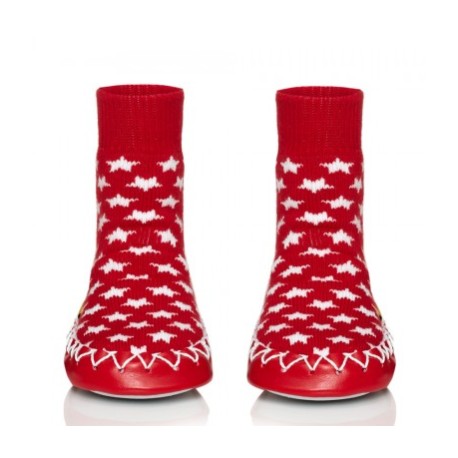 Chaussons Chaussettes Etoiles Blanche
