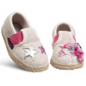 Chaussons laine Trabening Licorne Beige