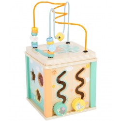 Cube de motricité bois Pastel