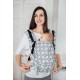 Porte bébé ergonomique en coton bio Classic Grey
