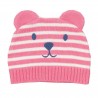 Bonnet coton bio Ourson Rose