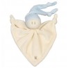 Doudou coton bio Little Zmooz Bleu