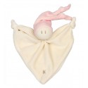 Doudou coton bio Little Zmooz rose