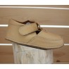 Chaussures souples à scratch Marron
