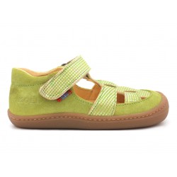 Sandales Korkids cuir bio Fantasy Green 24