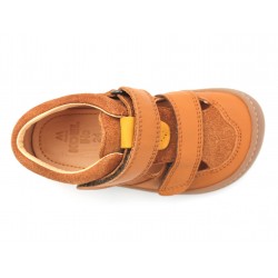 Sandales Plus cuir bio Miel