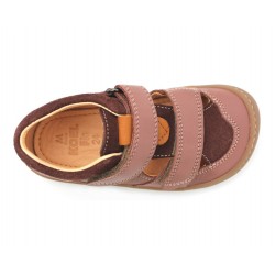 Sandales Plus cuir bio Old Pink