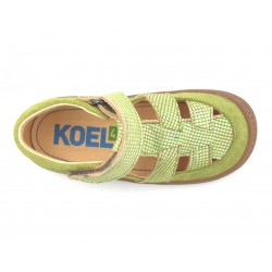 Sandales Korkids cuir bio Fantasy Green