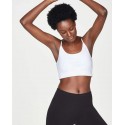 Brassière coton bio Blanc