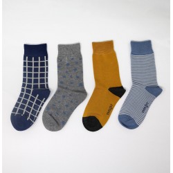 Coffret 4 paires chaussettes bambou River