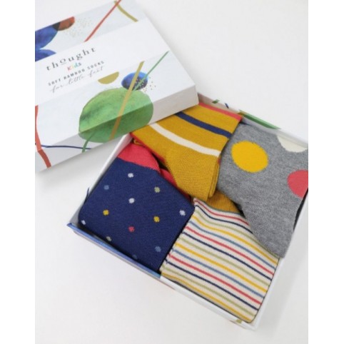 Coffret 4 paires chaussettes bambou Shay