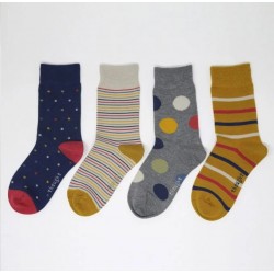 Coffret 4 paires chaussettes bambou Shay