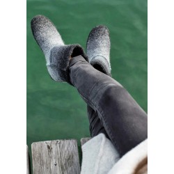 Chaussons laine Kalbach Gris