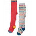 Lot 2 paires collants en coton bio Norah