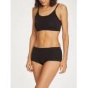 Brassière coton bio Noir