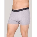 Boxer coton bio Gris