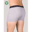 Boxer coton bio Gris