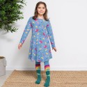 Robe coton bio Animaux